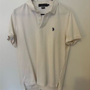 U.S. Polo Assn. Men's Cream Polo Shirt